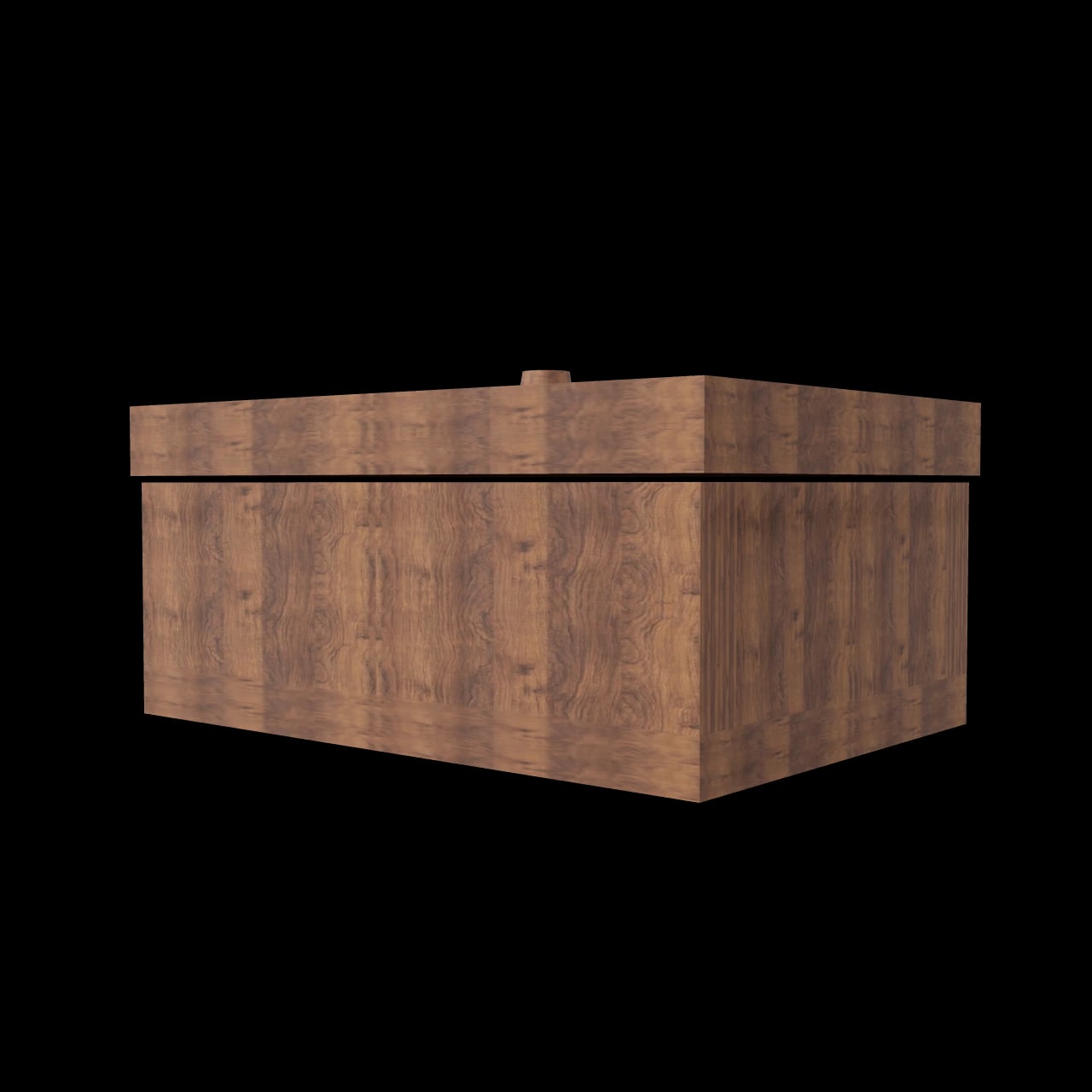 Coffret à couvercle La Balme — rendu 3D