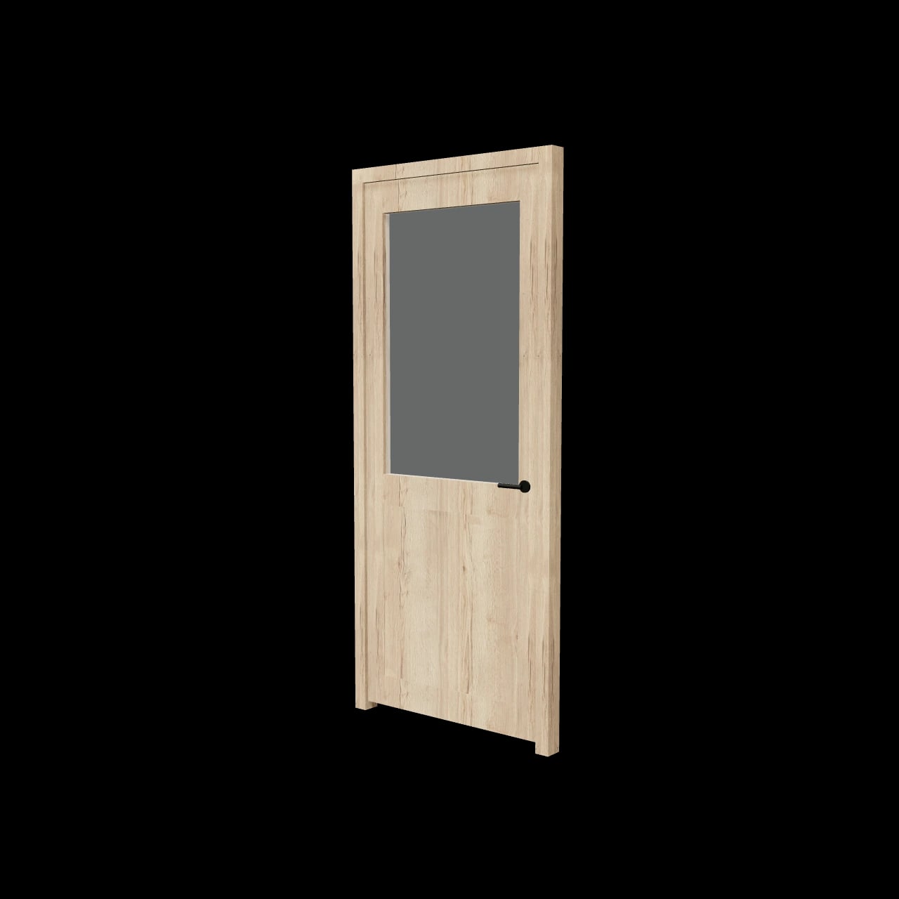 Porte d'intérieur Voiron — rendu 3D