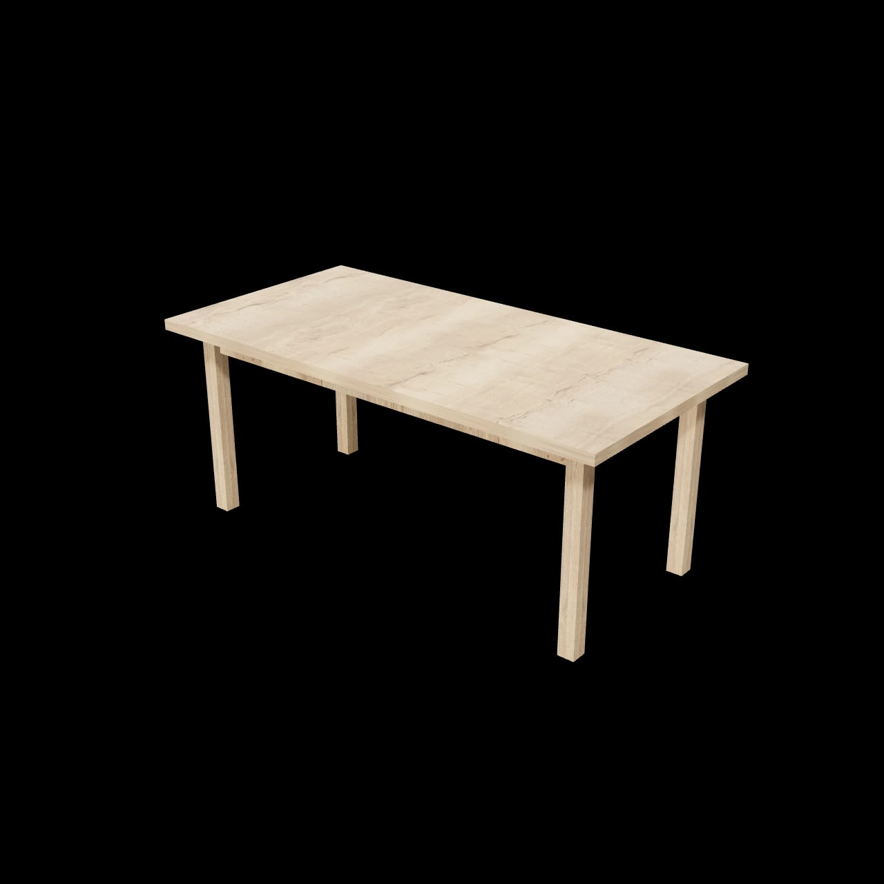 Table à manger Charvieu — rendu 3D