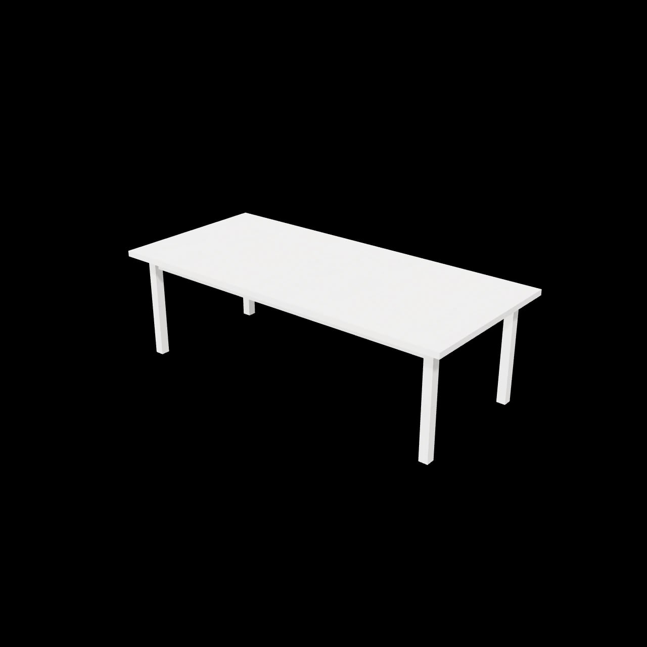 Table de réunion Heyrieux — rendu 3D