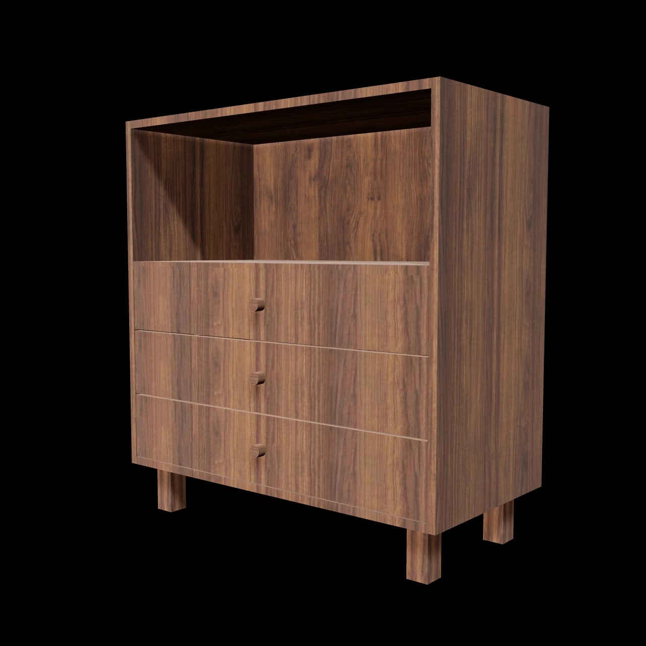 Commode Morestel — rendu 3D