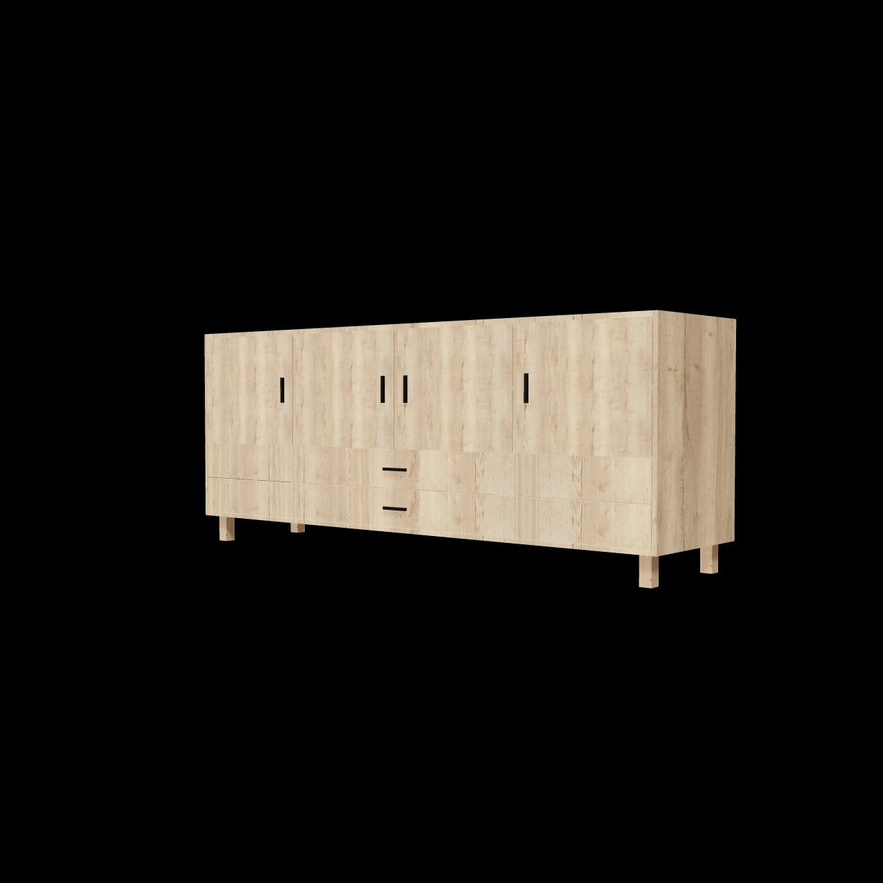 Cuisine sur mesure Arandon — rendu 3D