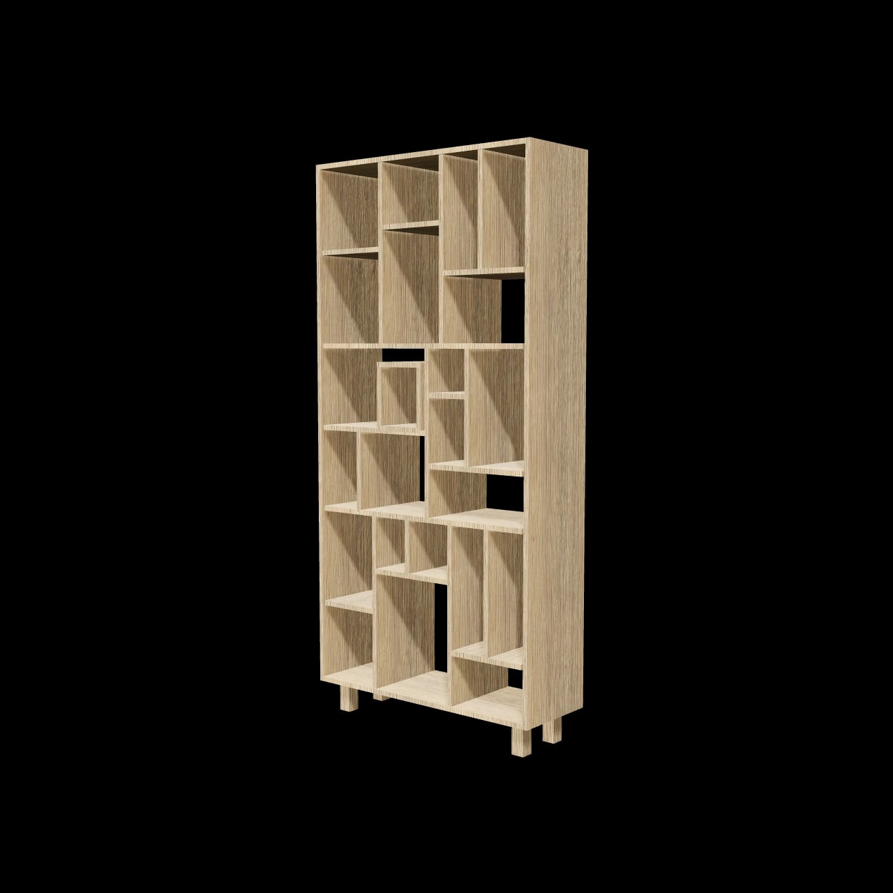 Étagère Bloc Grenay — rendu 3D