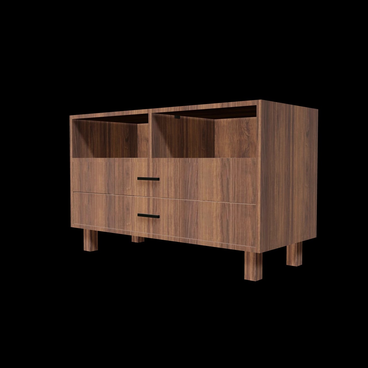 Meuble vasque Chozeau — rendu 3D