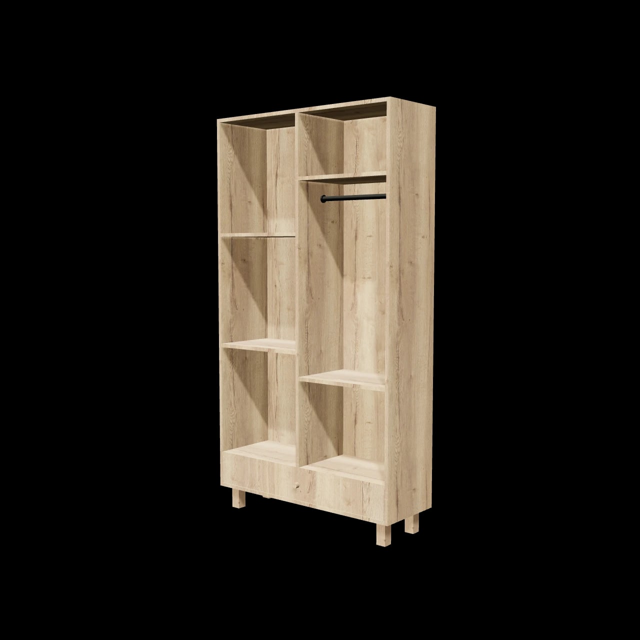 Vasselin Hall Wardrobe — 3D render