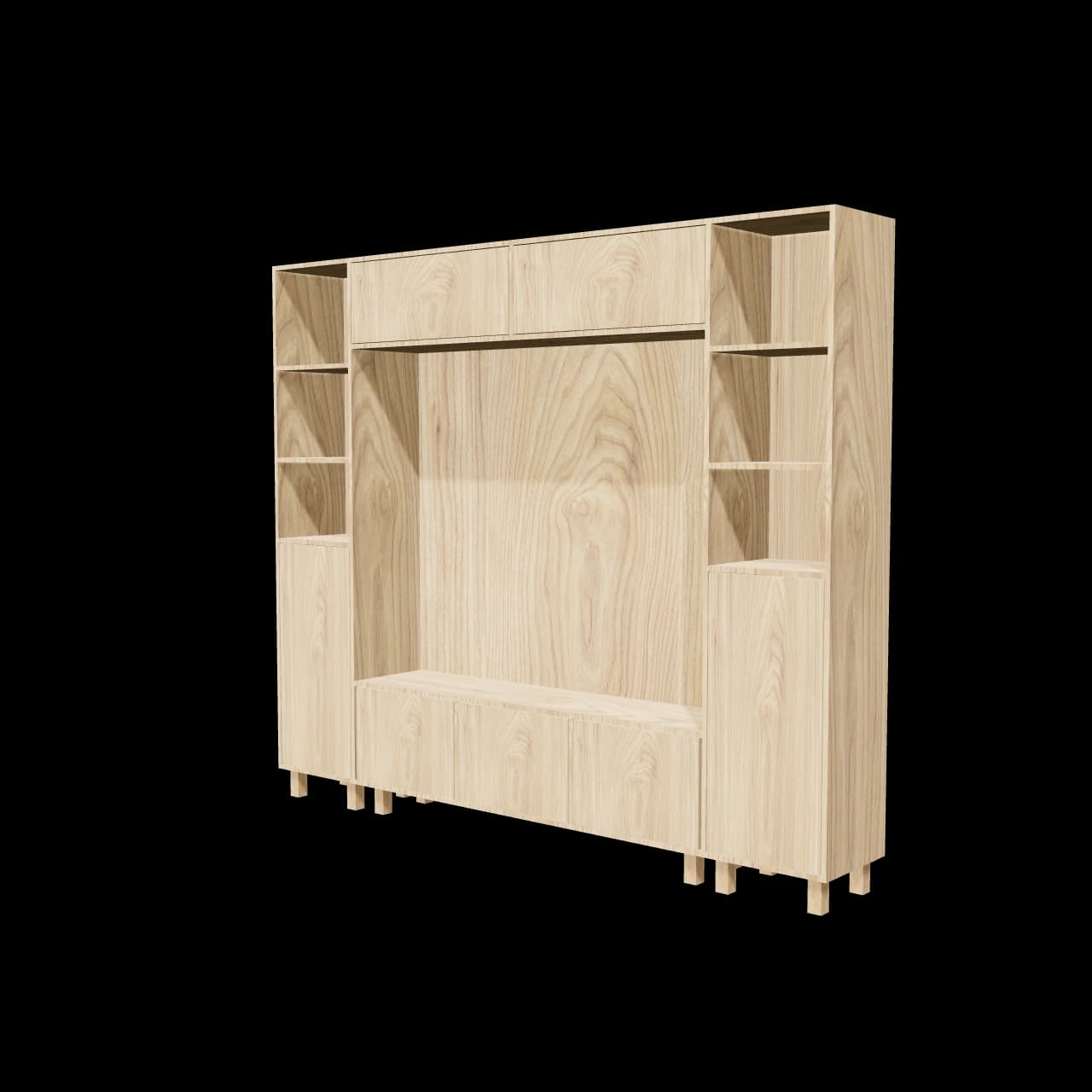 Diémoz TV Wall Unit, view 1