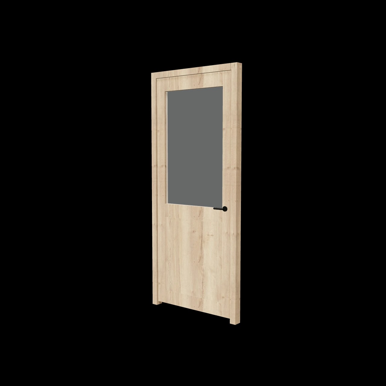 Porte d'intérieur Voiron — rendu 3D